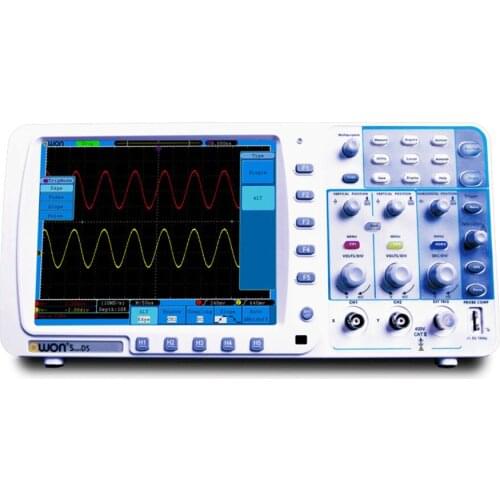 New Original OWON High Precision Digital Oscilloscope SDS8202V Dual Channels 200MHz 2GS/s 10M Record Length 8" LCD Oscilloscope