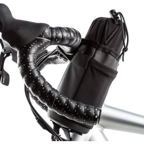 Bike Water Bottle Bag Insulated Handlebar Bag Holder Cup Drink Pouch Stem Bag Food Snack Storage Bicycle Accessories