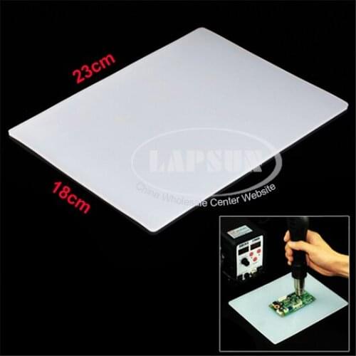 23 x 18 cm Heat Insulation Silicone Pad Maintenance Platform BGA Soldering Repair Station Hot Gun Partner