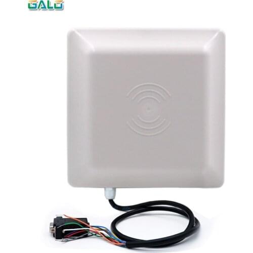 Universal rs232 rs485 tcp/ip wiegand26/34 UHF EPC Tag Reader 7dbi Antenna RFID UHF card&Tag Reader integrated Reader