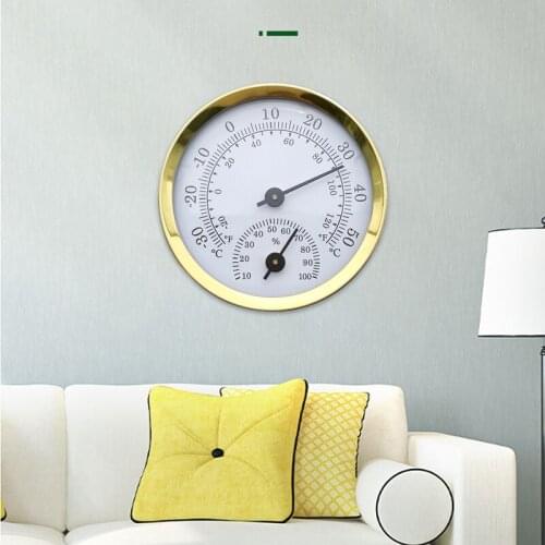 Hanging Thermometer And Hygrometer 58mm Without Battery -30~50℃0~100%RH Pointer Thermometer Indoor And Outdoor Dropshipping