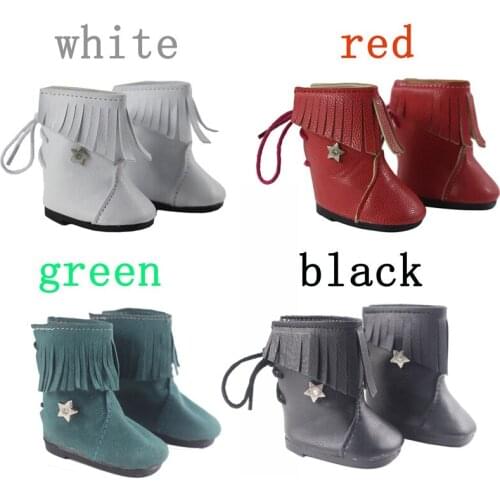 1 Pair of Boots(optional) Different Color Doll Boots for 18'' American Doll