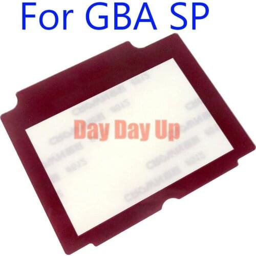 10pcs For GBA SP Plastic Glass Screen Replacement Plastic Glass Display Protector Lens for Nintendo Gameboy Advance SP
