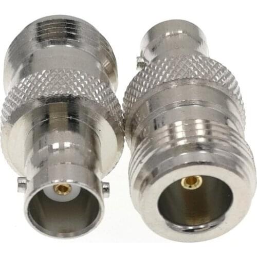 50PCS N Female Jack to BNC Female Jack Straight RF Connector Adapter