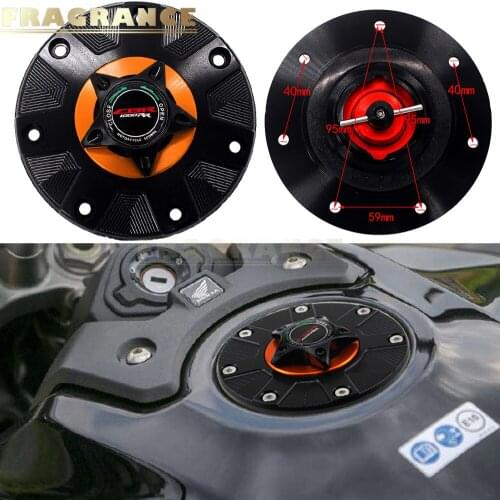8 Colors CNC Aluminum Motorcycle Gas Fuel Tank Cap Cover for HONDA CBR1000RR CBR 1000RR CBR 1000RR 2008-2016 Fuel tank cap
