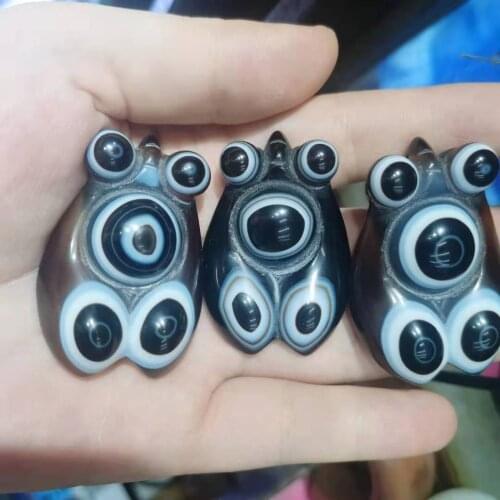 1pcs/lot pure natural sky-eye multi-eye carving cicada sheep board beads Unique shape Collection ll natural accessories jewelry