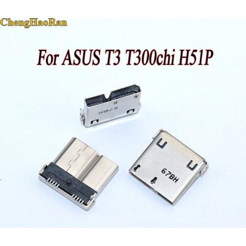 ChengHaoRan For ASUS T3 T300chi H51P 10pin Micro USB 3.0 Jack socket Connectors Plug Digital Hard drive tablet Extended Edition