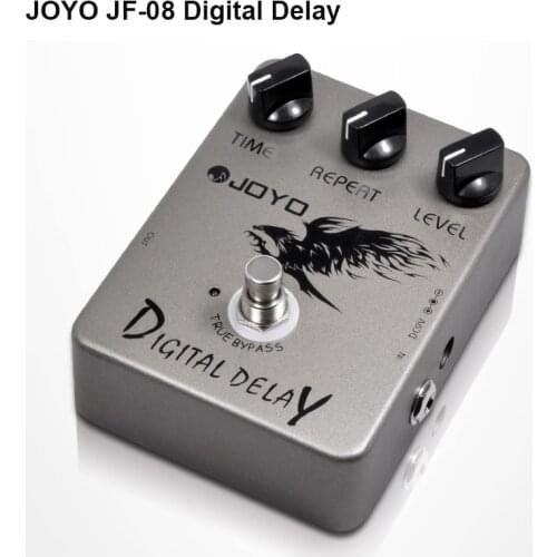 JF-08 Digital Delay Effect Pedal for Electric Guitar ture bypass design to Minimize the tone loss free shipping