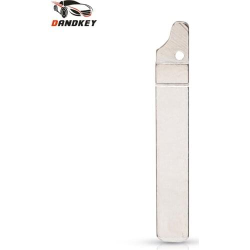 Dandkey 10PCS Remote NO.72 Uncut Flip Car Key Blank For Renault Citroen Triumph Peugeot VA2 Key Blade Replacement Without Groove
