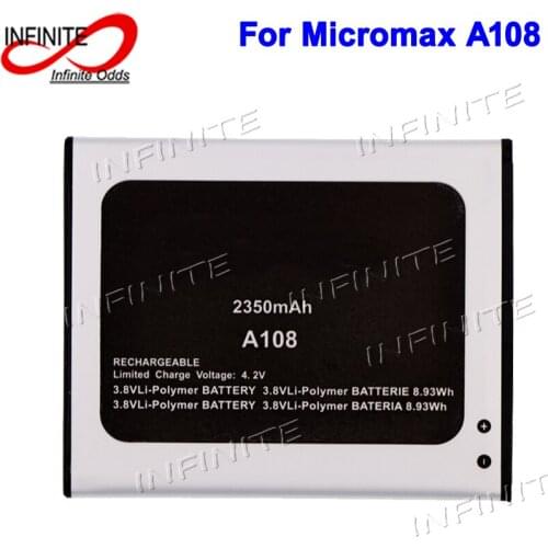 For Micromax A108 Battery 2350mAh High Quality Accumulator