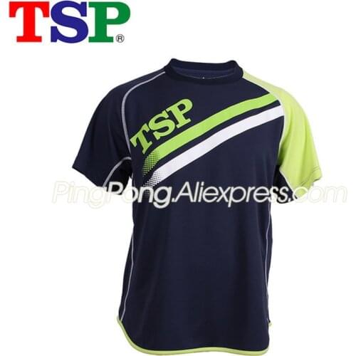 TSP Table Tennis T-shirts for Men / Women 83502 Ping Pong Jerseys Cloth Sportswear Training T-Shirts