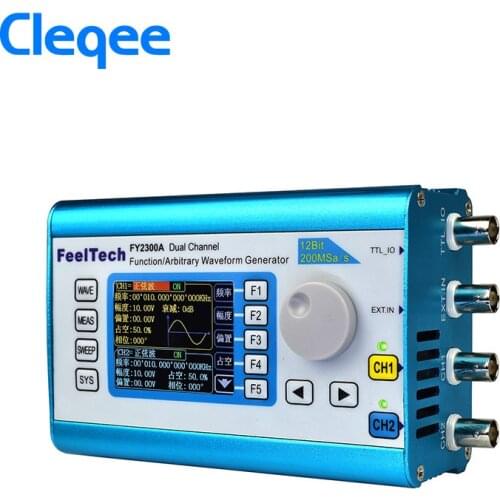 12MHz Arbitrary Waveform Dual Channel High Frequency Signal Generator 200MSa/s 100MHz Frequency meter