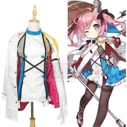 Game Azur Lane USS Saratoga CV-3 Dress Cosplay Costume Halloween Christmas Party Uniform Custom Made Free Shipping