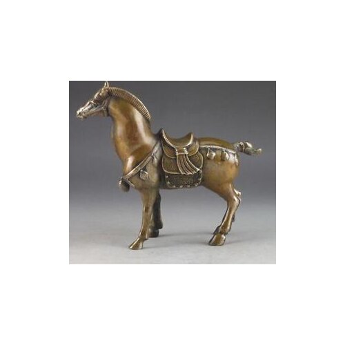 Chinese Old Chinas rare copper old manual hammer the statue of horse Decorations decoration bronze factory outlets