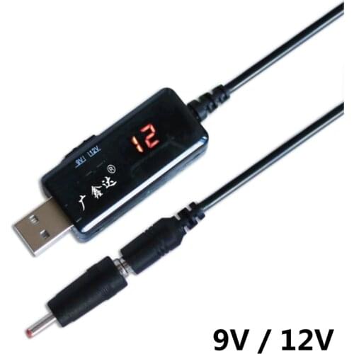 DC Boost convertidor DC 5 V a 9 V 12 V USB de alimentacion/Cargador/ convertidor/Adaptador/driver para 3.5mm/5.5mm enchufe