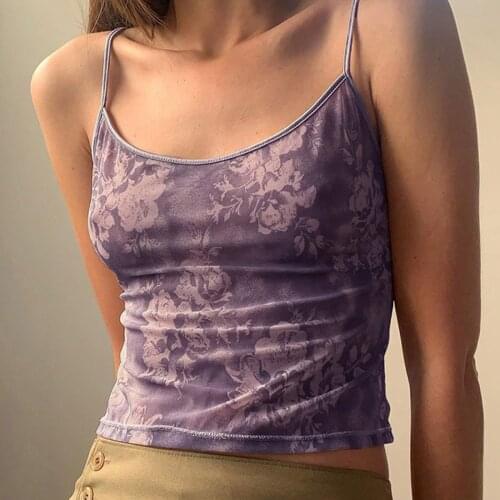 Retro Fashion Crop Tops Women Summer Sleeveless Sexy Printing Backless Vest Short Tank Tops Summer party camisole vest кроп топ