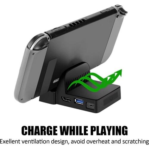 Charging Station Bracket for Nintendo Switch, HDMI Compatible Charging Dock, Video Conversion, for Nintendo Switch