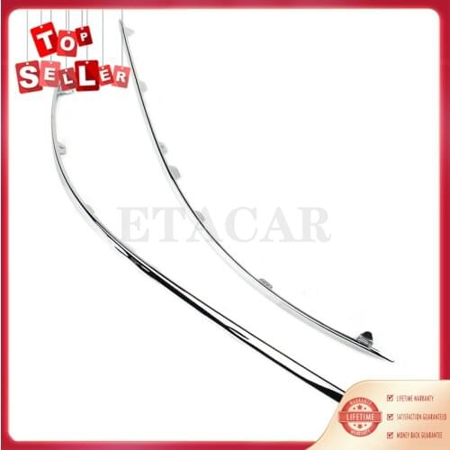 2pcs LH&RH Avantgarde Front Bumper Trim Molding 2048850821 2048850721 Fits For Mercedes W204 C300 C350 2008 2009 2010 2011