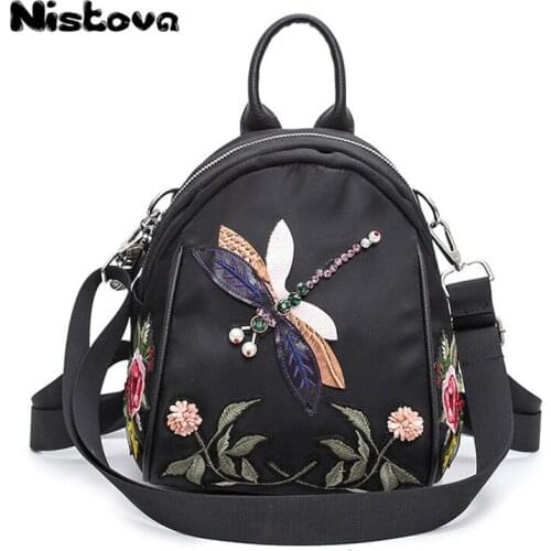 Nistova Women's Backpacks With Rhinestones