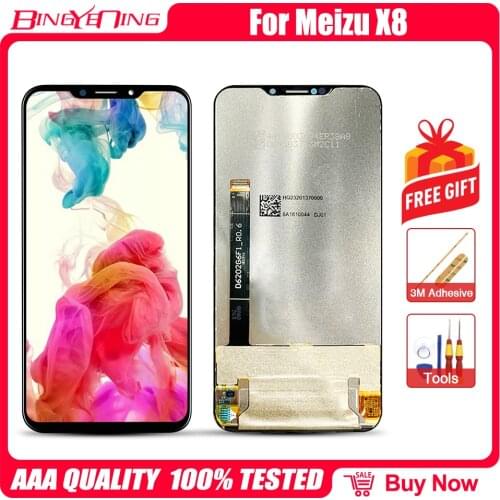 Original LCD Meizu X8 LCD Display Replacement + Touch Screen Digitizer + Frame Meizu X8 Phone LCD Case +Tool X8 LCD screen