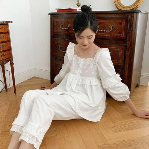 Женские хлопковые пижамы POINCIANA China At AliExpress