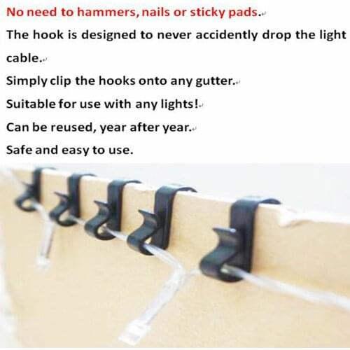 LED Battery Operated Fairy Lights Christmas Wedding Party Decorations Hooks Clip