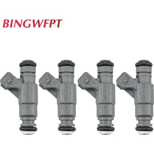 4PCS High Quality 0280156063 06A906031BC FJ896 Fuel Injectors For Audi A3 TT Quattro 1.8L L4 2003-2006 3.2L