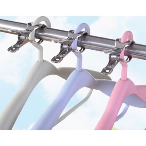 Universal 6x Stainless Steel Laundry Pin Clothespins Photo Paper Pins Home