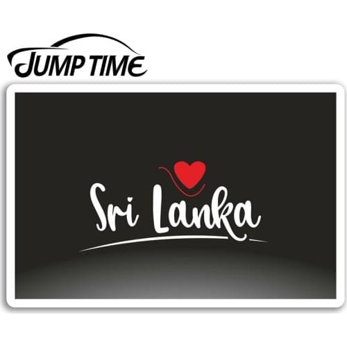 Jump Time for Sri Lanka Vinyl Stickers Asia Travel Sticker Luggage Laptop Truck Window Bumper Decal Waterproof Accessories