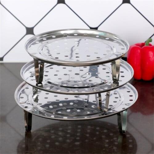 1 PC Multifunction Steamer Shelf Cookware Stainless Steel Steamer Rack Durable Pot Steaming Tray Stand Kitchen Accessories