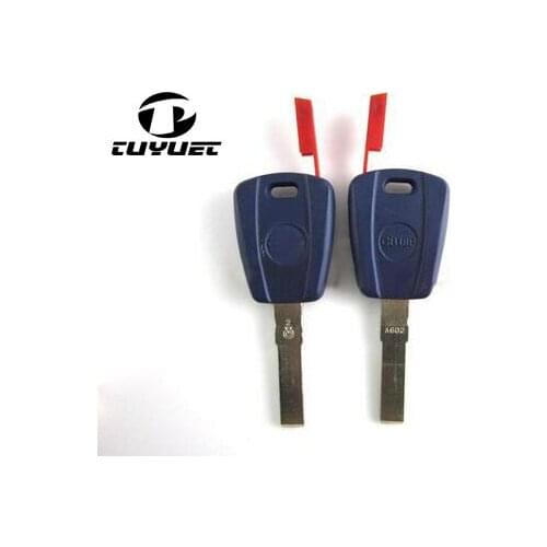 10PCS /Lot Car Key Case for Fiat Transponder Key Shell Blanks