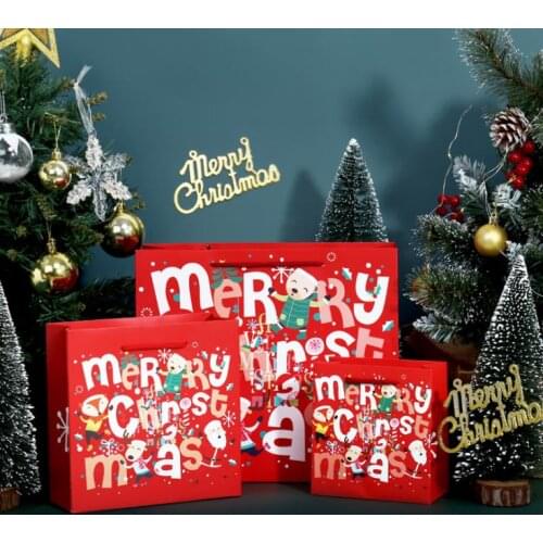 100Pcs Three Size(S M L ) Creative cute socks Gift Bag Hand Bag High-grade Packaging Bag Paper Bag 5 Styles Wholesale SN3967