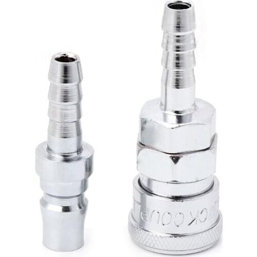 2 Pcs 8mm Pneumatic Air Line Hose Quick Release Coupler Connectors Compressor
