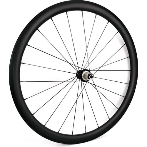 700C Sprint super light carbon Rear wheels 38mm depth 25mm width clincher/Tubular Road bike carbon Rear wheelset UD matte finish