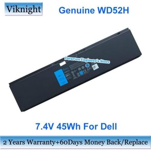 WD52H Battery For Dell Latitude E7240,Latitude E7250 Laptop Battery 0KWFFN FW2NM GHT4XL HJ8KP J31N7 JMWGJ KWFFN WD52H 7.4V 45Wh