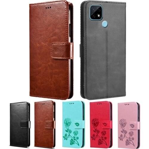 Flip Case For Realme C21 чехол Magnet Leather Cover Funda Shell For Realme C21 Coque Wallet Book Cover Capa