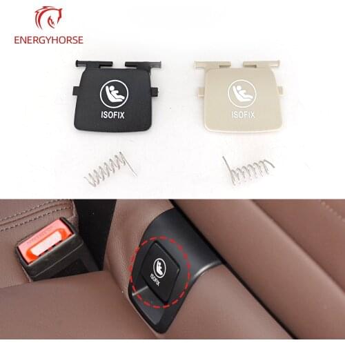 For BMW G01 Car Rear Child Seat Anchor ISOFix Cover Flap 52207474100 Auto Replacement Parts For BMW X3 X4 G02 Car Seat Covers