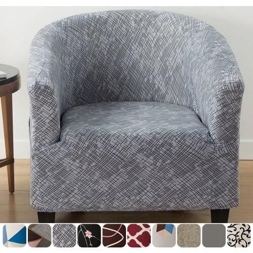 Elastic Sretch Bathtub Sofa Cover Armchair Seat Spandex Slipover Furniture Protector Washable Dustproof Home Chair Decoration