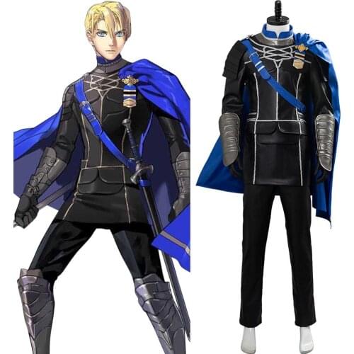 Fire Emblem Three Houses Dimitri Alexandre Bladud Cosplay Costume Outfit Adult Uniform Suit Halloween Costume Custom Made