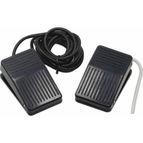 FS-1 Momentary Plastic Anti-skid Foot Switch 10A/250VAC NO+NC Electric Power Foot Pedal Switch