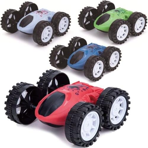 Stunt Inertia Off-road Vehicle Childrens Inertia Double-sided Dump Stunt Car 360 Toy Car Steering Gift Toy For Boys