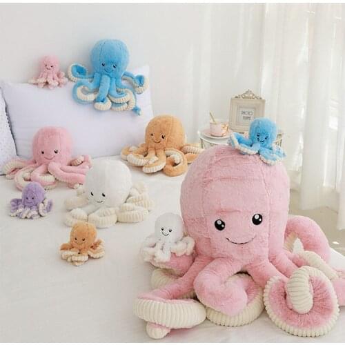 Octopus Stuffed Animal, Soft Octopus Plush Doll Toy, Stuffed Marine Animal Play Toys for Home Decor, Birthday, Valentine