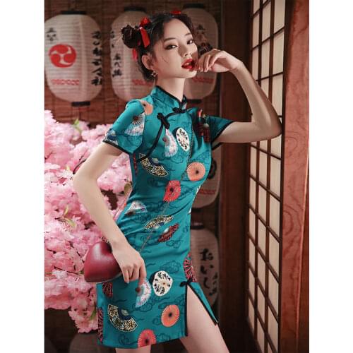 The Chinese dress in the summer of 2021 improvised versions of Chinese little girl dress is brief paragraph