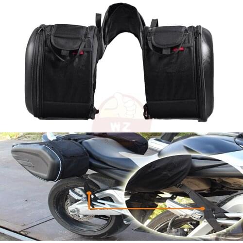 Motorcycle waterproof travel bag, saddle bag, tool bag and a pair of motorcycle helmet bag raincoat