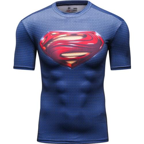 Mens Digital Sublimation Printed Running Tshirt Cody Lundin Hot Sale Fitness Short Sleeve