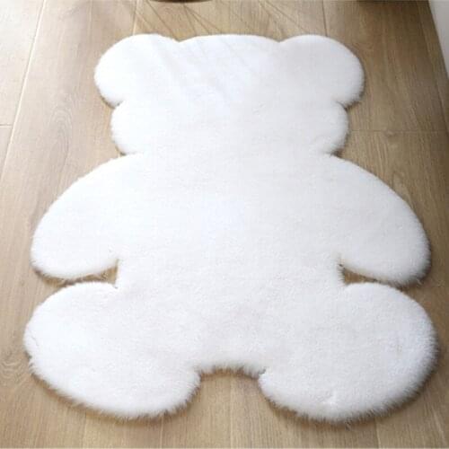 NHBR Bear Rug Soft Carpet Living Room Bedroom Children Room Antiskid Mat Fluffy Floor Carpets Decor Rugs Doormat