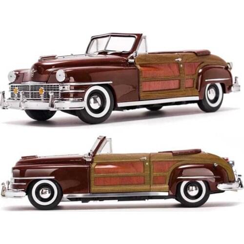 New 1:18 Classic Car 1948 Sports Cars Alloy Diecast Simulation Car Model Toys Adult Children Collection Gifts Display Souvenir