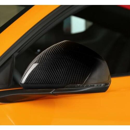 It Is Suitable For Mustang The Carbon Fiber Rearview Mirror European Version With Light Sticker Mustang (2015-2020)