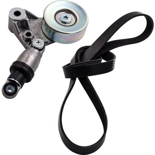 Drive Fan Belt + Tensioner Assembly For Nissan Navara D22 2001-2007