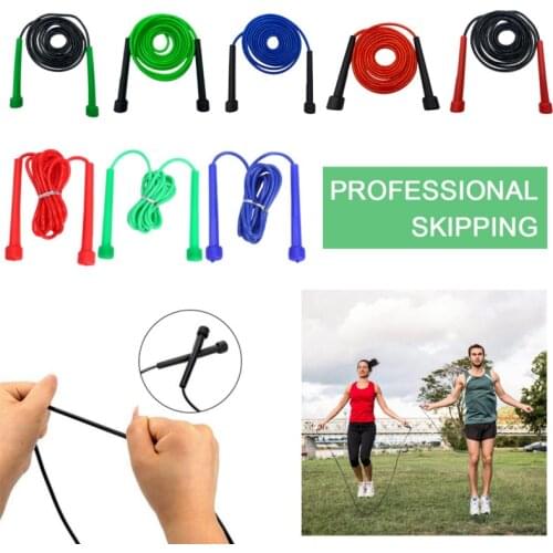 Pro Skipping Rope Portable Fitness Equipment Gym Aerobic Exercise Boxing Mens Adjustable Jump Rope Speed Skipping